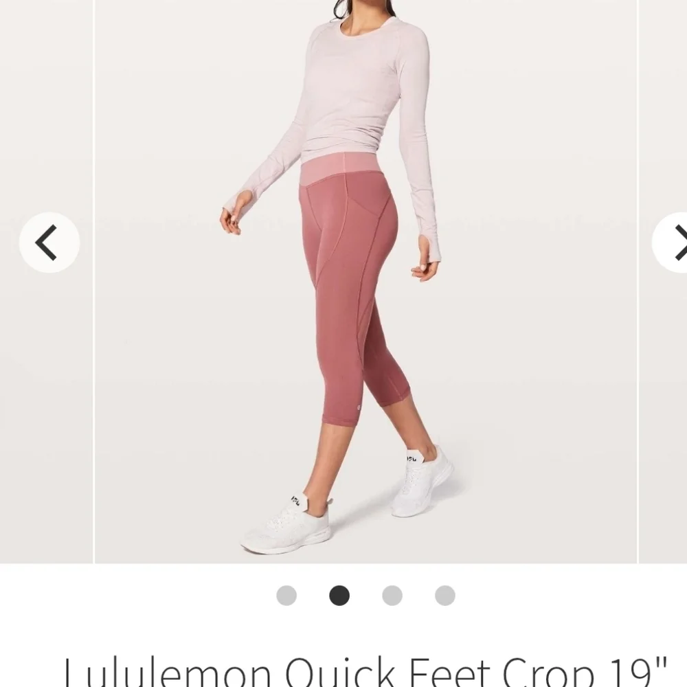 Lululemon Quick Feet Crop 19